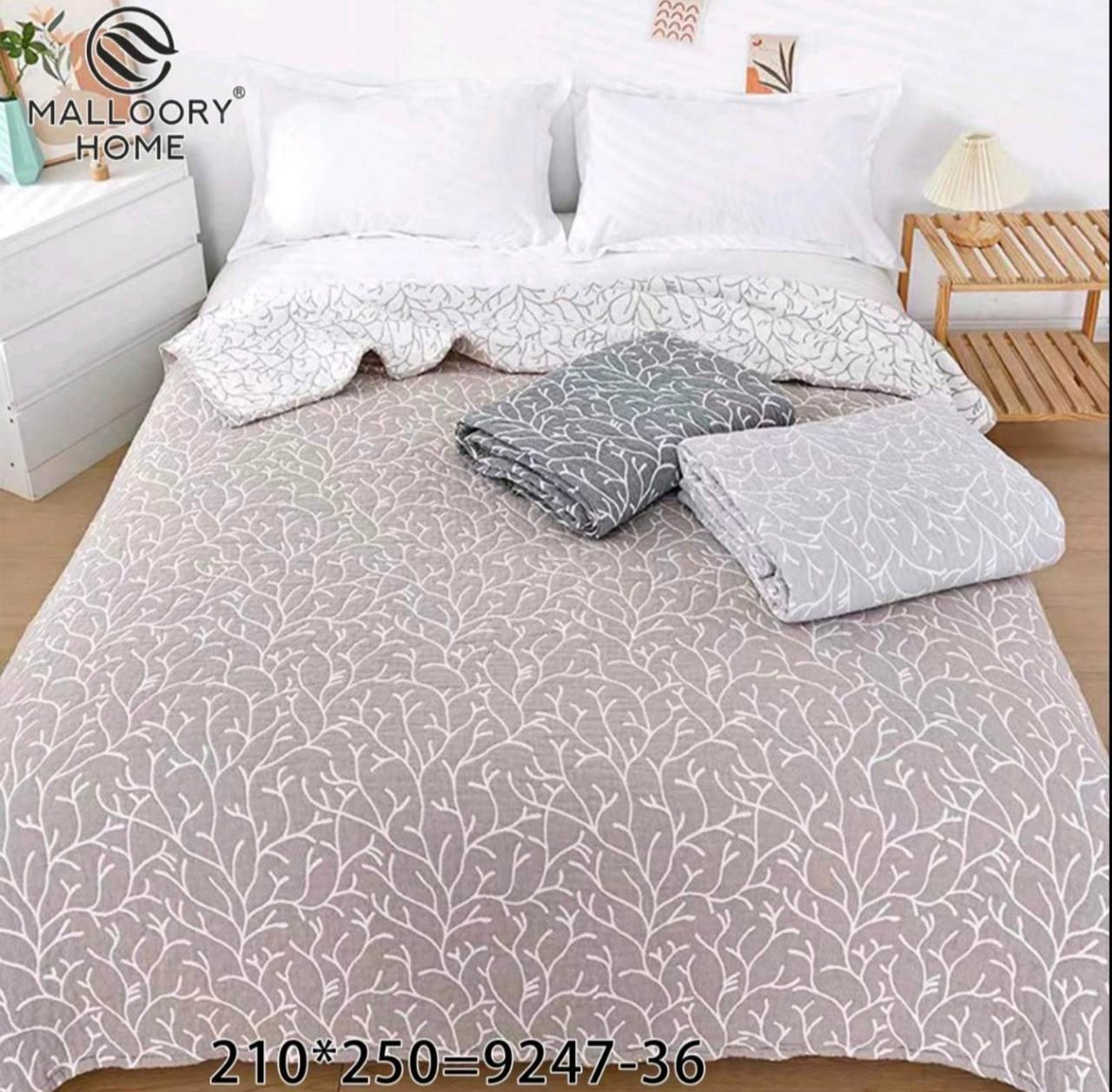 Покрывало-простынь натуральное летнее муслиновое евро размер 200*230, фото 1