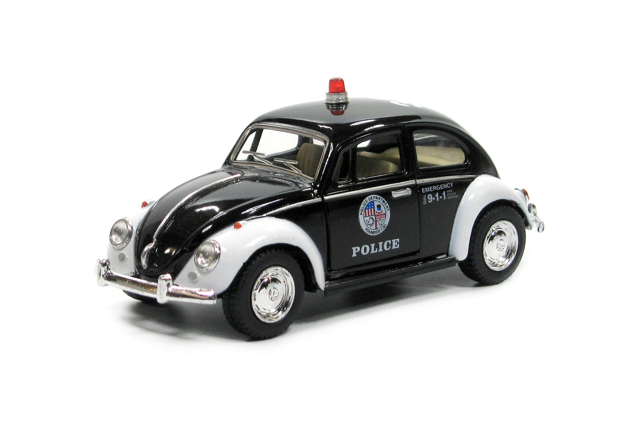 Машина металева KT5057WP Volkswagen Classical Beetle (Police) 1967