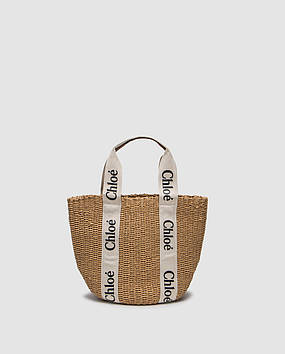 💎 Chloe Large Woody Basket in Natural Fibers 25 х 28 х 22 см