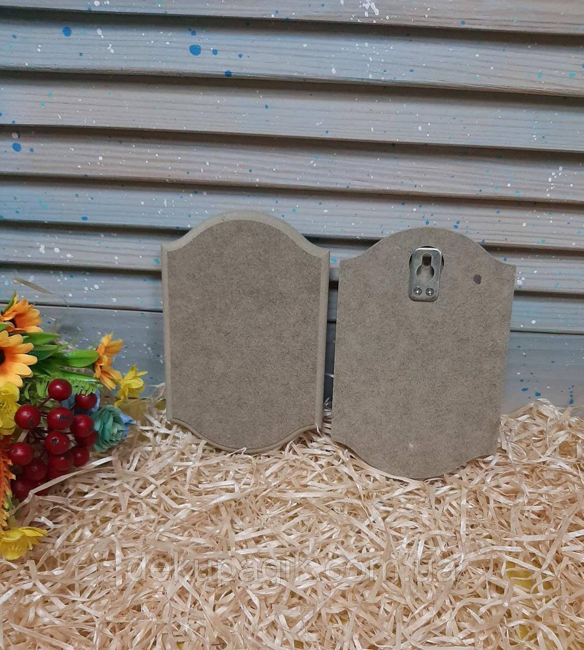 Панно декоративне навісне 10х15см (мдф 1см), фото 1