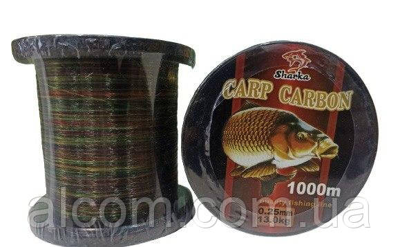 Волосінь Carp Carbon 0.25 mm 1000m для риболовлі до 13.0kg