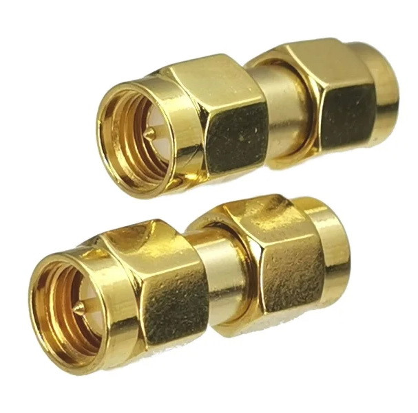 Перехідник адптер конектор роз'єм SMA M - SMA M RG316 RG174 LMR100, фото 1