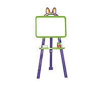 Мольберт для малювання двосторонній магнітний Doloni Toys 3 в 1 34х47х110 см Різнокольоровий, 7850636 - 602