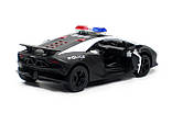 Колекційна Модель KINSMART KT5359P Lamborghini Sesto Elemento Police, фото 6