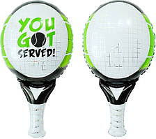 Фольгована кулька КНР (64х35 см) Ракетка тенісна (дві різні сторони)