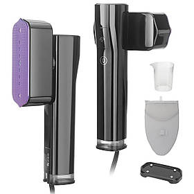 Портативний відпарювач Virellix 1200W (чорний) — стильна міць для ідеального одягу.