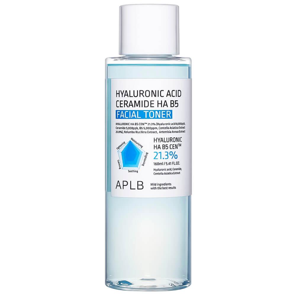 Зволожуючий тонер з церамідами та пантенолом APLB Hyaluronic Acid Ceramide HA B5 Facial Toner 160 мл