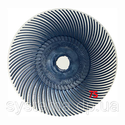 3M 30129 Scotch-Brite™ Bristle RB-ZB - Радіальний коло 76х9 мм, P400, синій, фото 3