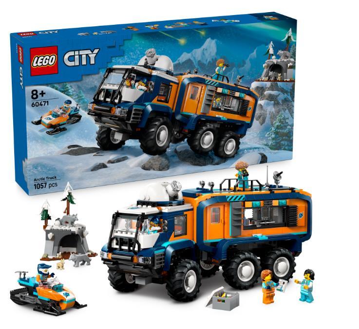 LEGO City Арктична дослідницька вантажівка з науковою лабораторією [60471]