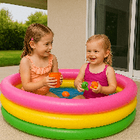 Басейн Intex "Веселка" 114*25 см з надувним дном  57412NP, фото 2