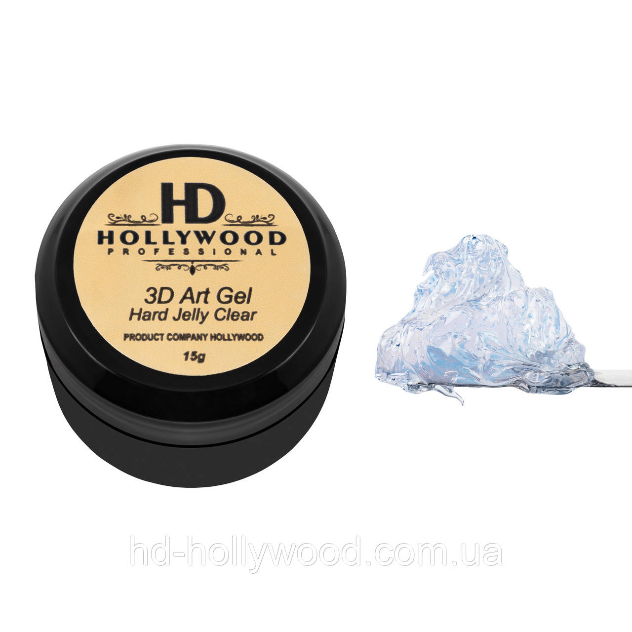 3d Гель Для дизайну No Wipe HD Hollywood 15 мл, фото 1