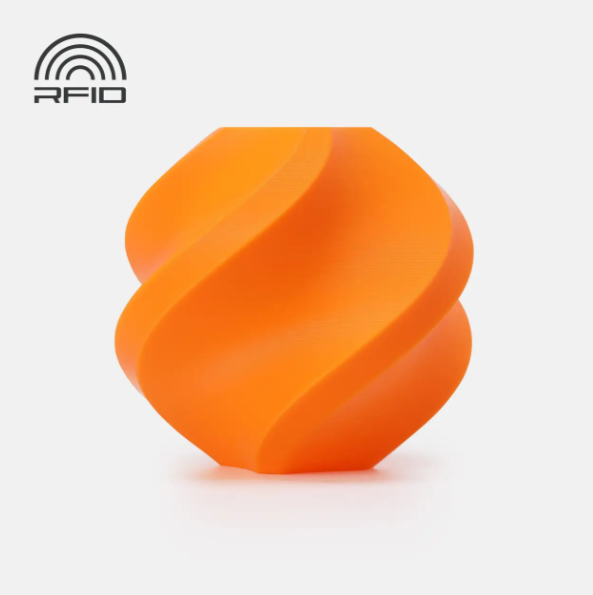 PLA Basic Pumpkin Orange (10301) — Bambu Lab пластик для 3д друку без котушки (Refill) Pumpkin Orange, фото 1