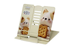 Підставка для книг металева ООПТ Песики 21*19см, мікс видів (12)