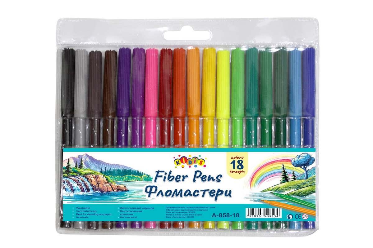 Фломастери Мультяшки 18 кольорів