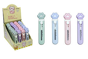 Ніж канцелярський ООПТ Лапка котика 9мм міні (36)