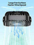 Настільний міні вентилятор TOPK з живленням від USB та обертанням на 360°, фото 3