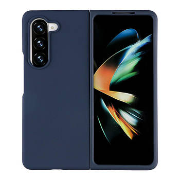 Чохол Folding Silicone для Samsung Galaxy Fold 5 (F946) Dark Blue