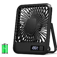 Бездротовий настільний вентилятор із дисплеєм | 5 швидкостей | акумулятор