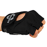 Рукавички для фітнесу та силових тренувань HARD TOUCH BC-4462 Чорний (М-XL), фото 7