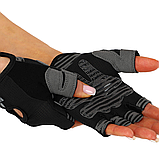 Рукавички для фітнесу та силових тренувань HARD TOUCH BC-4462 Чорний (М-XL), фото 8