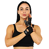 Рукавички для фітнесу та силових тренувань HARD TOUCH BC-4462 Чорний (М-XL), фото 10