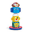 Магнітні кубики тактильні дитині 5 штук Пірамідка сортер Смарт гра Арена цирку розвиває моторику і логіку, фото 7