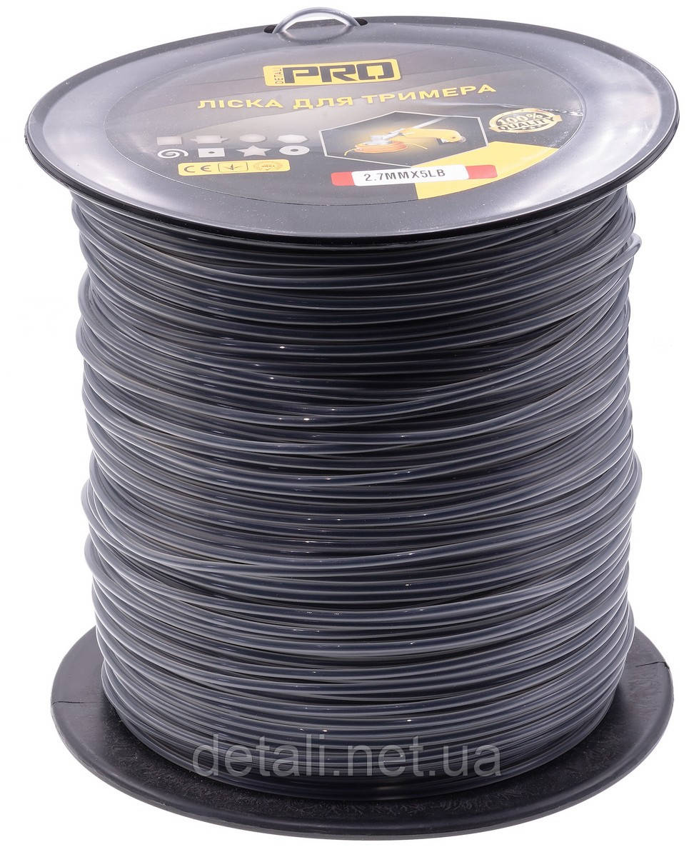 Ліска косильна круг d2.7 мм 5 LB (360 м) з кордом