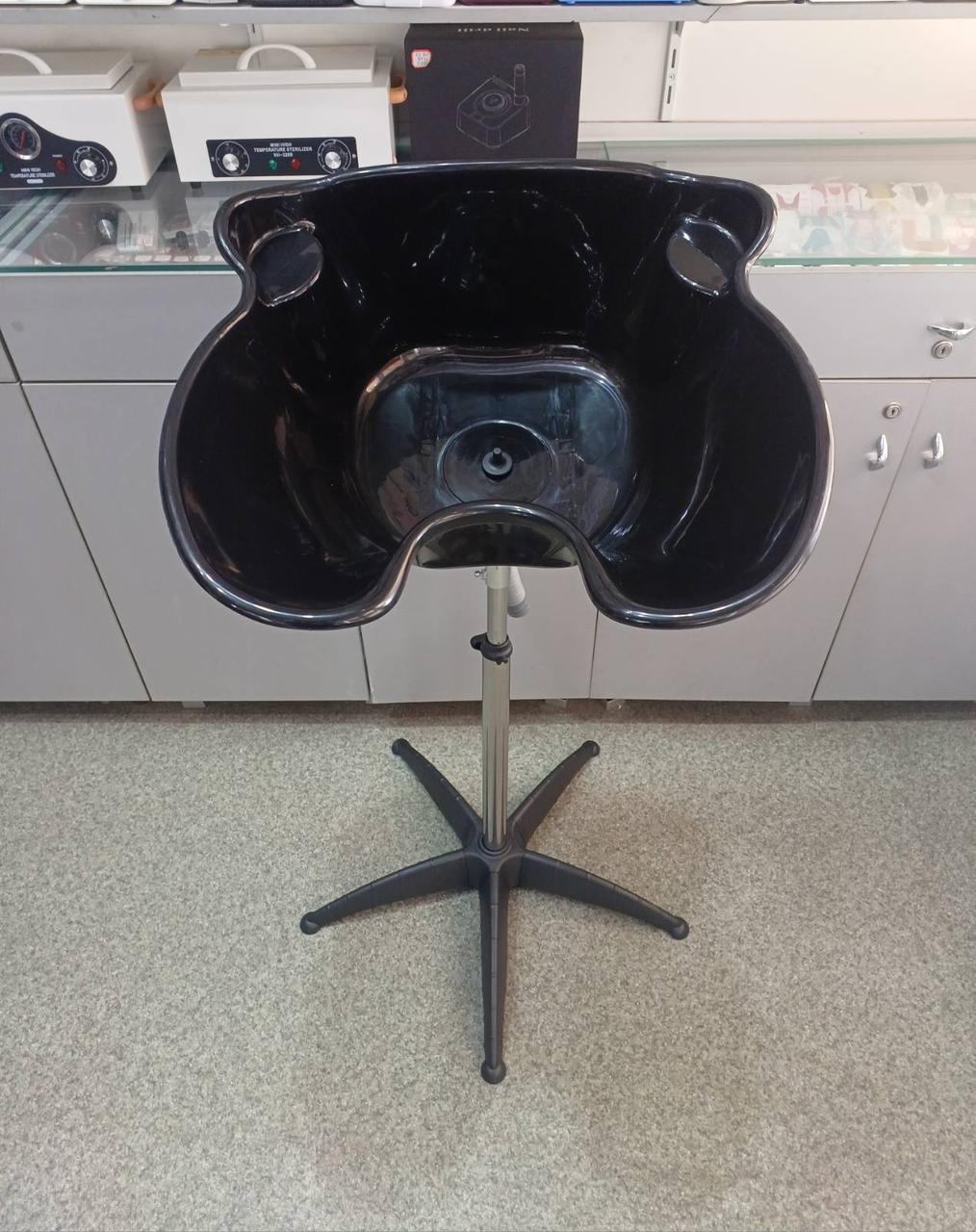 Мийка перукарська пластикова чорна, T0172, фото 1