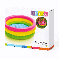 Басейн Intex "Веселка" 61*22 см з надувним дном 57107NP, фото 2