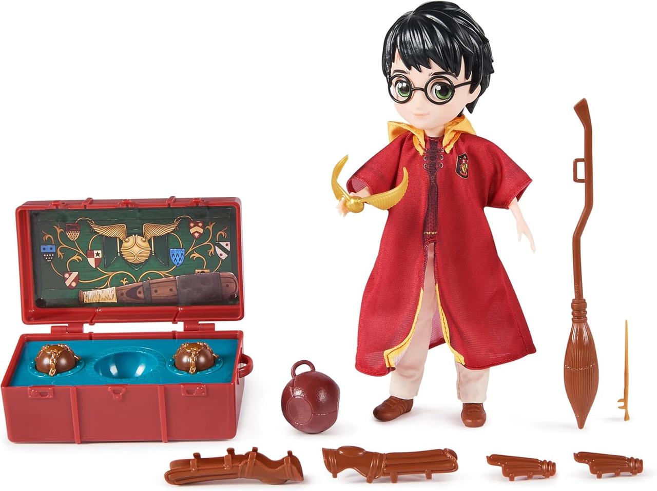 Лялька Гаррі Поттер Wizarding World Harry Potter, 8-inch Harry Potter Quidditch Doll Gift Set