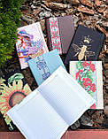 Шкіряна обкладинка для щоденника під вишивку, фото 2