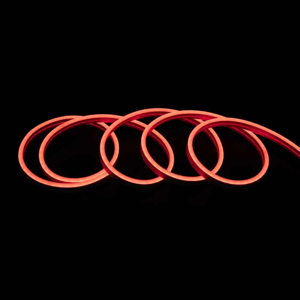 Світлодіодна стрічка NEON 12В PROLUM 6x12 IP68 Червона, Series "FX" PRO, м, фото 1