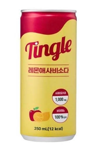 Напій газований Tingle зі смаком лимону 250 мл, Ilhwa, фото 1