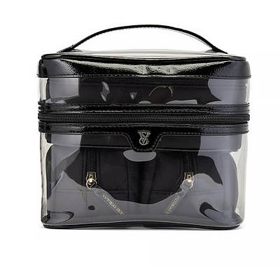 Косметичка 4 в 1 дорожня велика чорна Victoria’s Secret (Вікторія Сікрет), оригінал