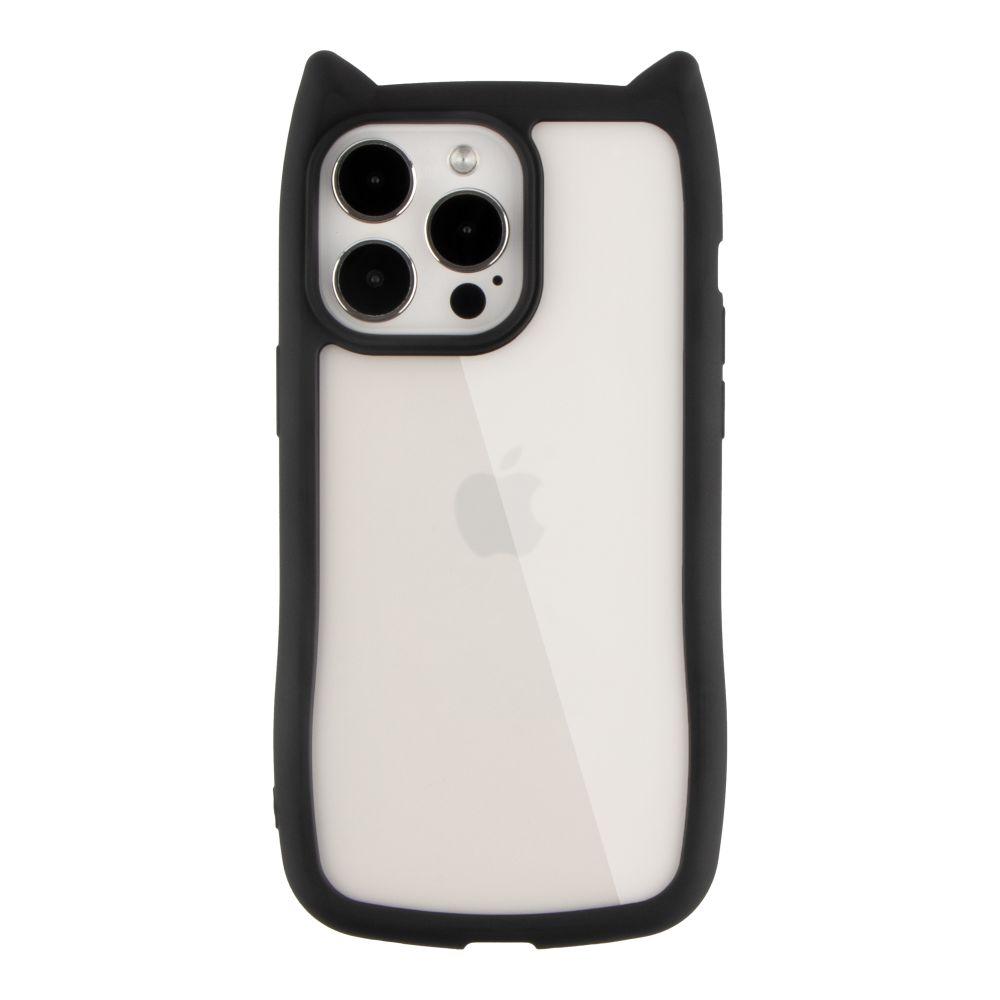 Чохол TPU+PC Cat Ears Case для iPhone 12/12 Pro Black, фото 1