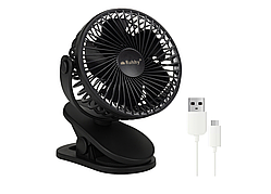 Бездротовий вентилятор з кліпсою Ruhhy 25566 чорний