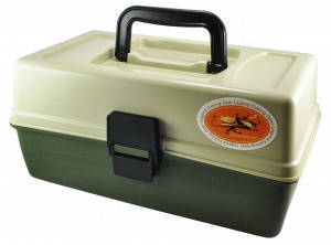 Ящик для снастей на дві полички, подарунок органайзер рибаку, компактний і зручний при транспортуванні