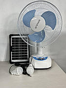 Портативний вентилятор із сонячною батареєю акумуляторний вентилятор на сонячній батареї
