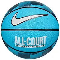 Баскетбольний м'яч Nike Everyday All Court 8P Graphic DEFLATED, блакитний, розмір 7