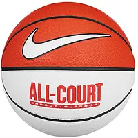 Баскетбольний м'яч Nike Everyday All Court 8P DEFLATED Summit, біло-червоний, розмір 7