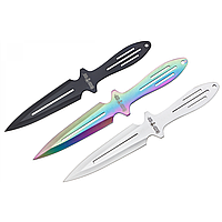 Ніж метальний Grand Way F 027 (anodized, satin finish, black oxide, чохол cordura, 3 в 1)
