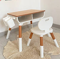 Дитячий столик зі стільчиком 8833, бежевий