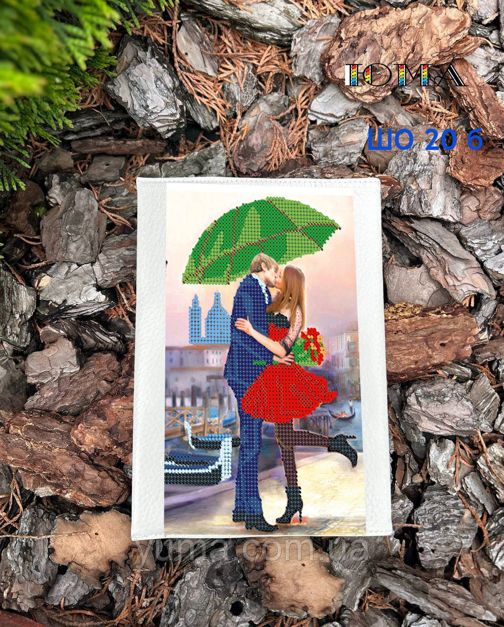 Шкіряна обкладинка для щоденника під вишивку, фото 1