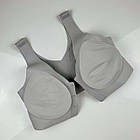 Безшовні великі бюстгалтери на застібках #9312, фото 6