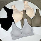 Безшовні великі бюстгалтери на застібках #9312, фото 7