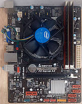 Комплект: Материнська плата Biostar H61MGV / LGA1155 / Intel Core i5-2320 (4 ядра по 3.0 - 3.3 GHz) / 16 GB DDR3 / Intel HD, фото 3