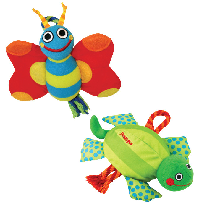 Іграшка для собак "Метелик і черепах" Petstages Assorted Butterfly&Turtle арт.600