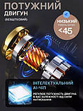 Перкусійний масажер для тіла Massage Gun | 6 режимів, 4 насадки, акумуляторний | Чорний, фото 7