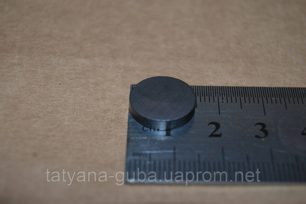 Магніт заготівка феритовий діаметр 15 мм