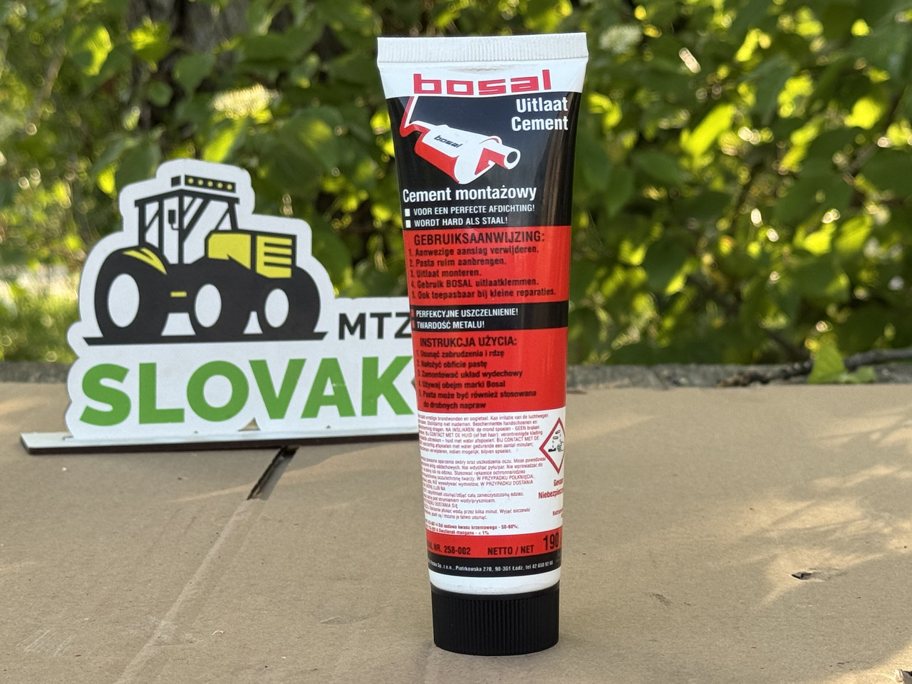 Герметик для глушників BOSAL сірий 190 г, фото 1